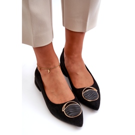 Pompe da donna con tacco basso femminile con eco-eco-s.barski Kv27-037 nero 3