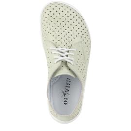 Olivier Openwork minimalista a piedi nudi da donna 1288pol verde 2