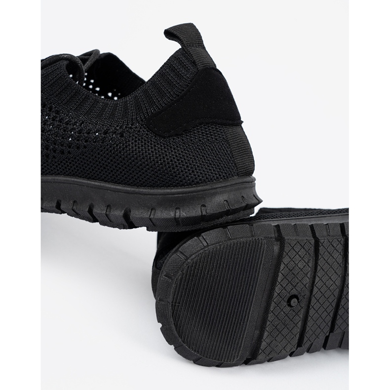 Scarpe sportive da donna Open Openwork Black nero 2