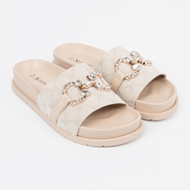 Seastar Flip di beige leggero con decorazione 1