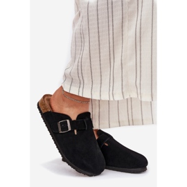 Flip in pelle scamosciata femminile con flip con big star rr274a384 black blake morsetto nero 1