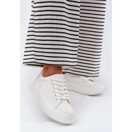 Sneaker materiali da donna sulla piattaforma bianca Big Star RR274463 2