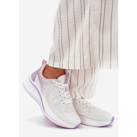 Scarpe sportive femminili Big Star RR274A161 Sistema Hi-Poly White System bianco 1