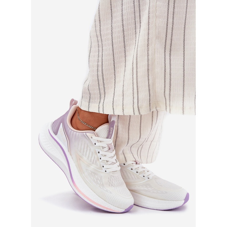 Scarpe sportive femminili Big Star RR274A161 Sistema Hi-Poly White System bianco 1