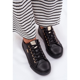 Sneaker femminili con Eco Leather Big Star RR274749 Black nero 1