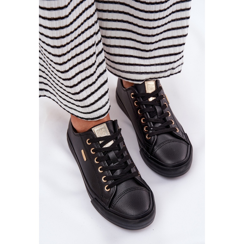 Sneaker femminili con Eco Leather Big Star RR274749 Black nero 1