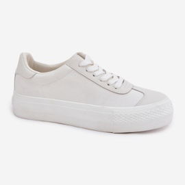 Sneaker femminili sulla piattaforma Big Star RR274337 White bianco 1