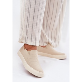 Sneaker beige di Big Star Slip-On femminile RR274721 2