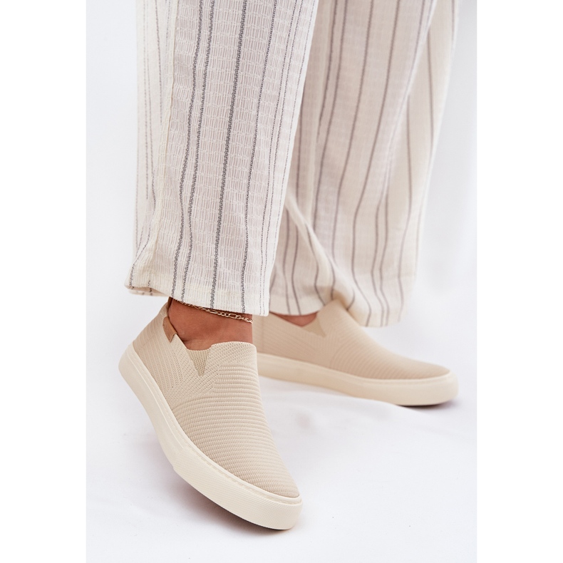 Sneaker beige di Big Star Slip-On femminile RR274721 2