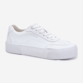 Big Star Sneakers in pelle eco bassa grande stella rr274303 bianco 2