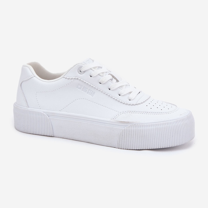 Big Star Sneakers in pelle eco bassa grande stella rr274303 bianco 2