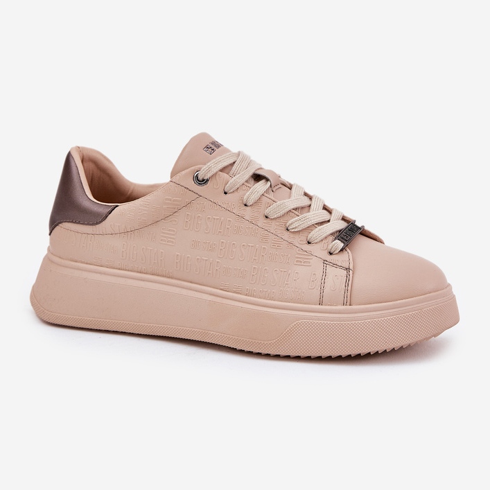 Sneaker femminili con Eco Leather Big Star RR274259 Beige 1