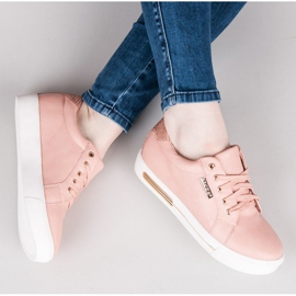 Vices Scarpe sportive con plateau rosa 1