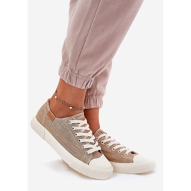 Sneaker materiale femminile Big Star RR274795 beige 1