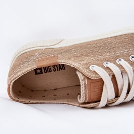 Sneaker materiale femminile Big Star RR274795 beige 2