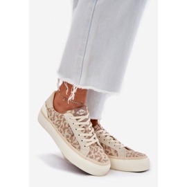 Sneaker femminili basse Lee Cooper LCW-25-02-3330L beige 1