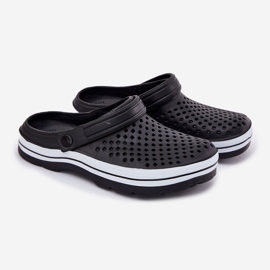 EVento Pantofole di schiuma da uomo nero 1