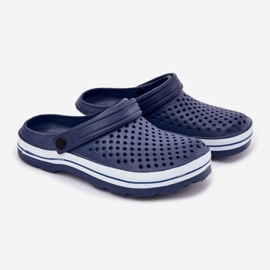 EVento Pantofole di schiuma blu navy maschile 1