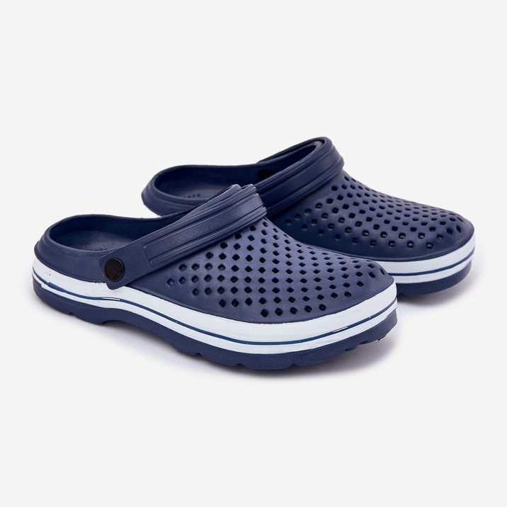 EVento Pantofole di schiuma blu navy maschile 1