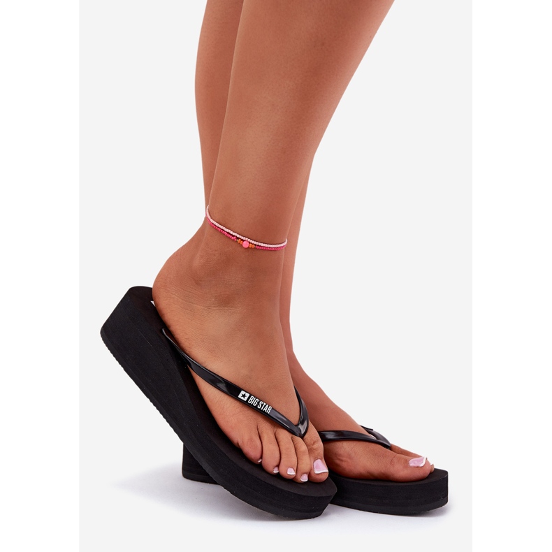 Flip -Flip -Flip sui zeppe Big Star RR274A549 Black nero 1
