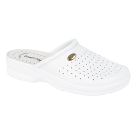 Vriston Scarpe da donna pantofole mediche comforty Alessia White bianco 2