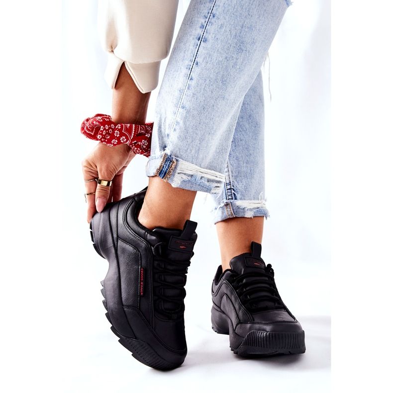 Cross Jeans Scarpe sportive femminili jeans neri ee2r4134c nero 4