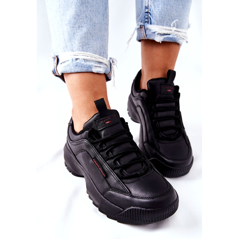 Cross Jeans Scarpe sportive femminili jeans neri ee2r4134c nero 2