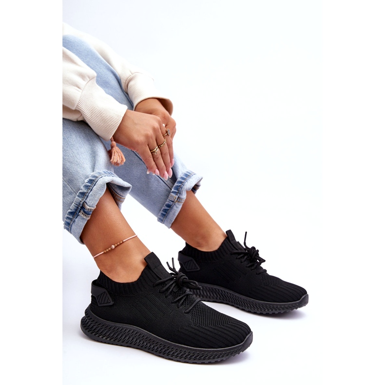 Slip da donna -Scarpe sportive nere nero 4