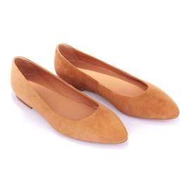 Marco Shoes Ballerre in pelle femminile 1964P-043-1 beige 3