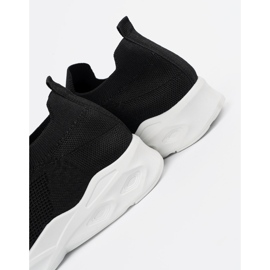 Stivali sportivi femminili, nero scivolato 2
