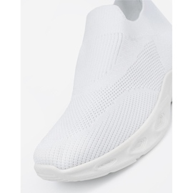 Scarpe sportive femminili in bianco bianca 1