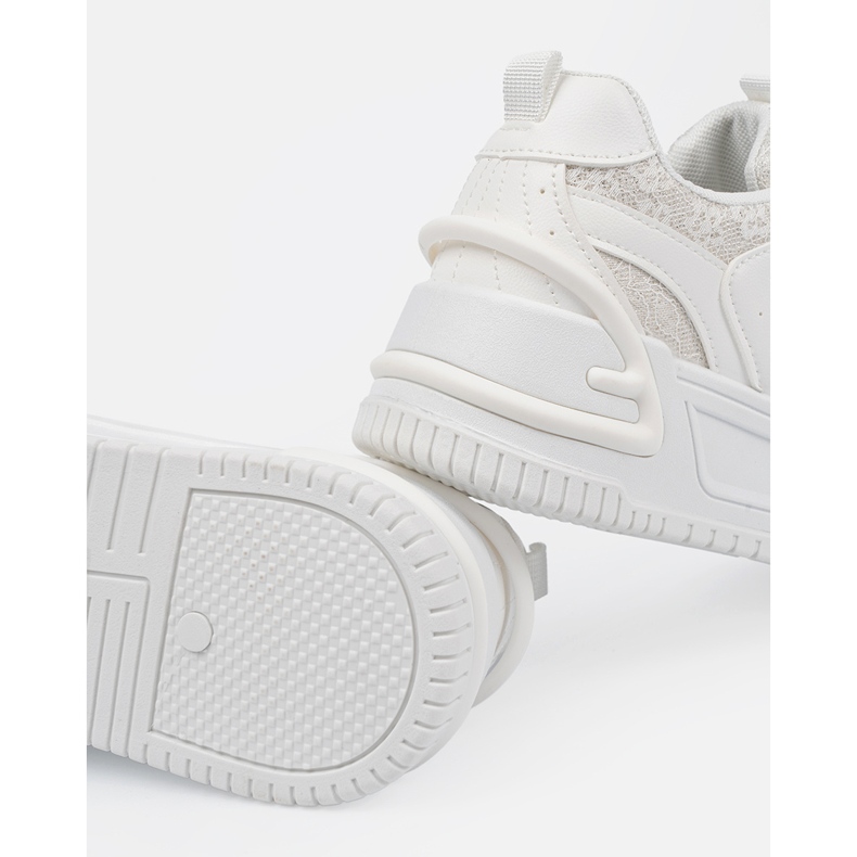 Scarpe sportive bianche da donna bianco 1