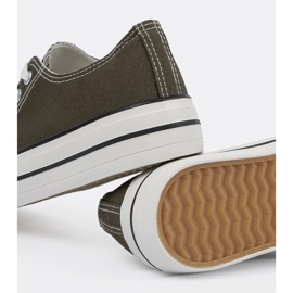 Sneaker verde scuro delle donne 1