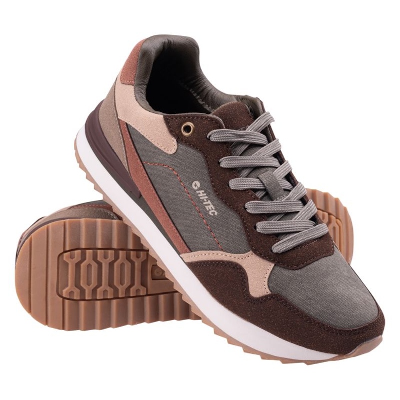 Sneaker animas hi-tec brown-grigio marrone 1