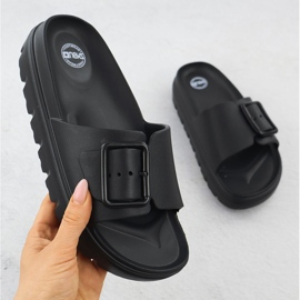 Flip da piscina da piscina femminile sulla piattaforma Black News 8800 nero 1