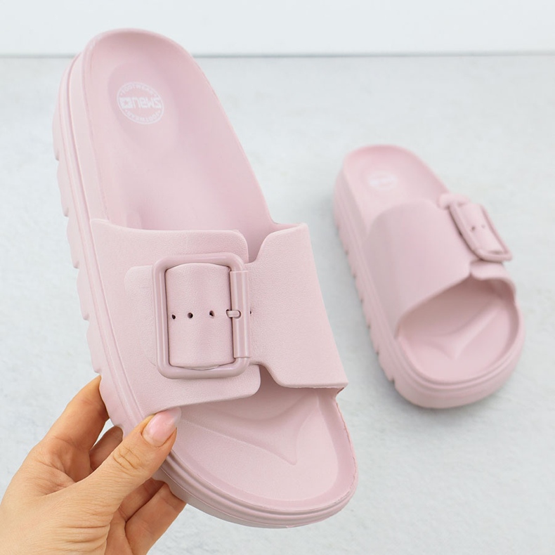 Flip da piscina da piscina femminile sulla piattaforma Pink News 8800 rosa 1