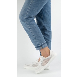 WASAK Scarpe da donna in pelle minimalista femminile 0772SW BIANCO 1