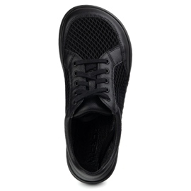 WASAK Scarpe a piedi nudi femminile in pelle minimalista 0772sw nero 2