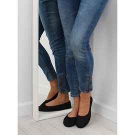 Ballerine in rete nera JX56 nere nero 1