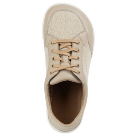 WASAK Scarpe da donna in pelle minimalista a piedi nudi len 0772w ecru beige 2