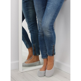 Ballerine in rete grigia JX56 Grigio 1