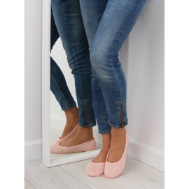 Ballerine in rete rosa JX56 Rosa 1