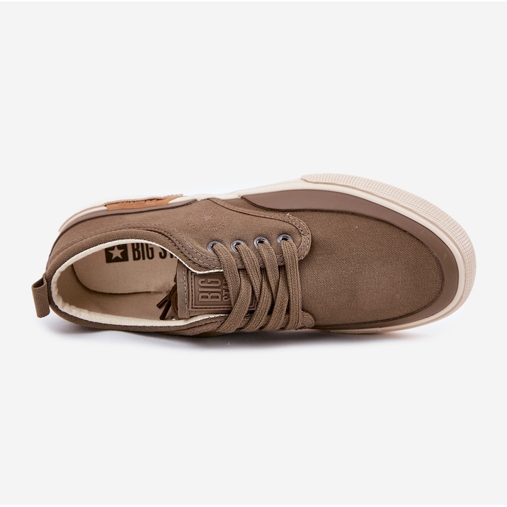 Big Star Materiale maschile maschile rr174064 sneaker kaki verde 2