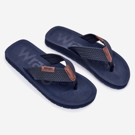 Flip maschile -flip Wrangler Zane Flipflop Uomini Low 20251044.24h Blu Navy 1