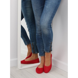 Ballerine in rete rossa JX56 Rosse rosso 1