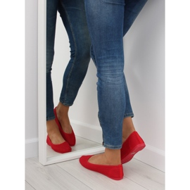 Ballerine in rete rossa JX56 Rosse rosso 2