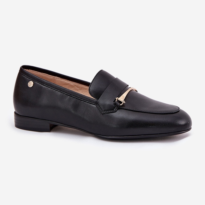 Scarpe in pelle da donna Maciejka K6809-01 Nero 1