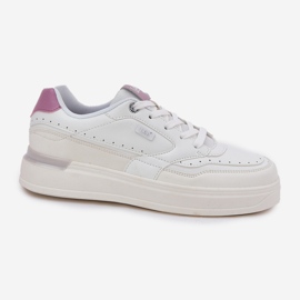 Sneaker femminili sulla piattaforma Lee Emma Women Low 50251014.00L bianco 1