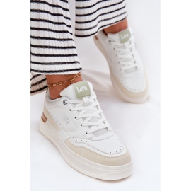 Sneaker femminili sulla piattaforma Lee Emma Women Low 50251014.04L beige 2
