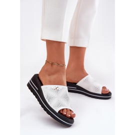 Flip in pelle femminile Flip Vinceza 41477 Bianco 2